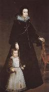 VELAZQUEZ, Diego Rodriguez de Silva y Princess and her son china oil painting artist